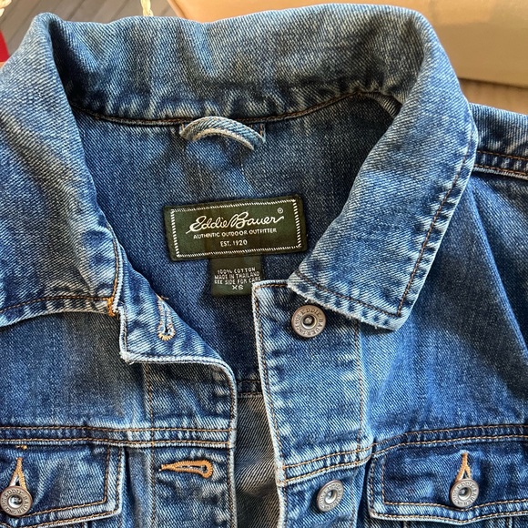 Vintage Eddie Bauer Jean jacket women’s XS - Picture 4 of 5